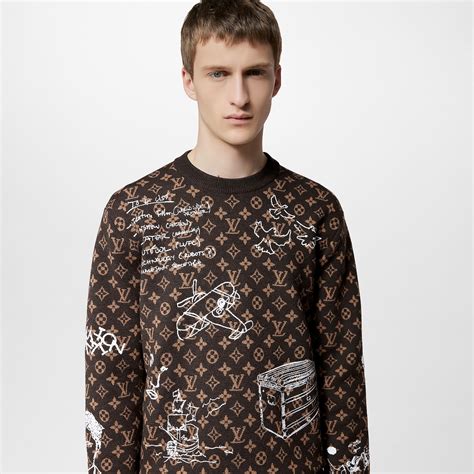 Products by Louis Vuitton: Embroidered Cotton Crewneck